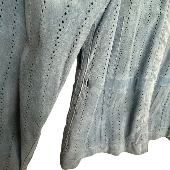 Saguaro Blue Suede Shirt‎ Jacket - Picture 5 of 7